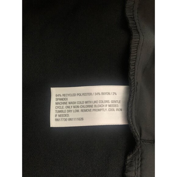 Ava & Viv Womens Plus Size Black Wide-Leg Relaxed Fit Stretch Pants Size 16 - Picture 10 of 10